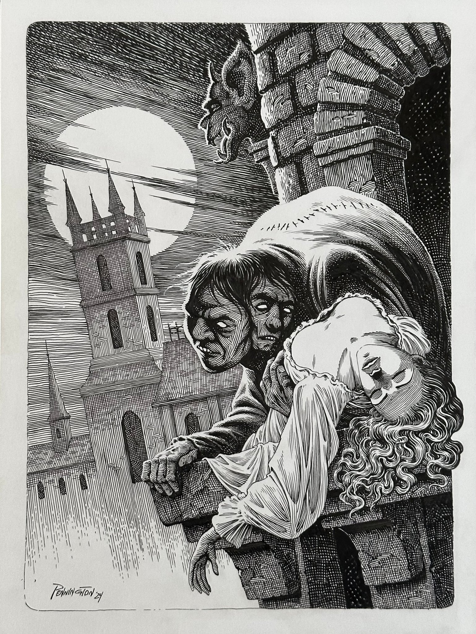 Image of The Hunchback (original drawing)