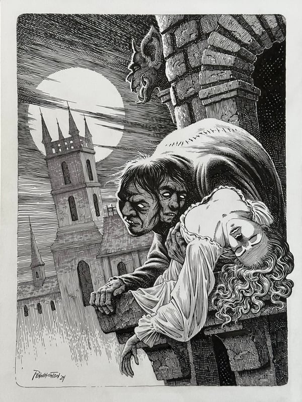 Image of The Hunchback (original drawing)