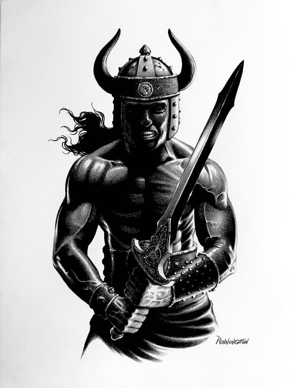 Image of Barbarian (original drawing)
