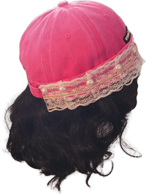 Image of The Lace Bucket - Brimless Logo Cap