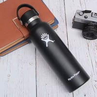 Image 1 of Hydro Flask™️ Standard Mouth Bottle 21 oz, 24 oz | Black