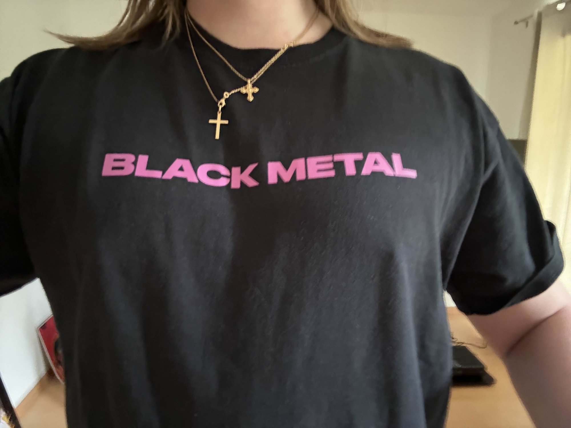 Image of Black Metal Tee