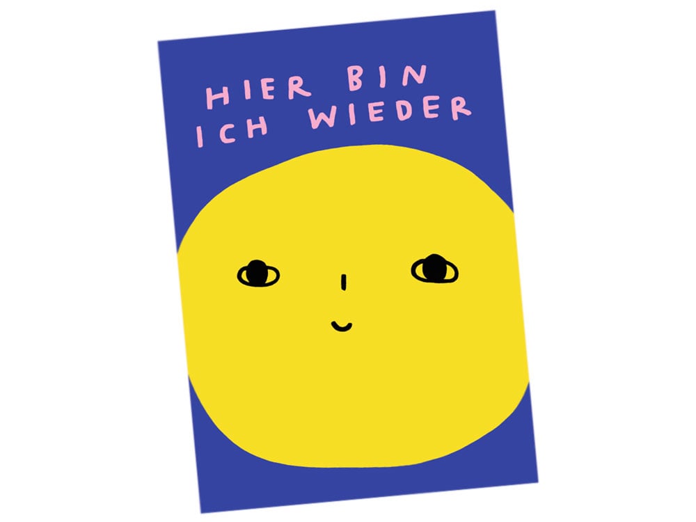 Image of POSTKARTE Hier bin ich wieder