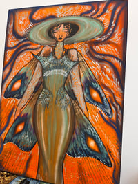 Image 2 of Aria Original Illustration on wood 