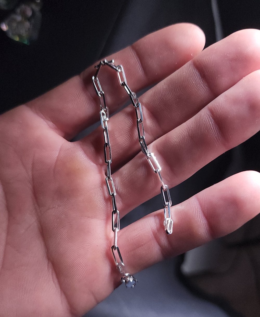 Image of Paperclip Chain Bracelet
