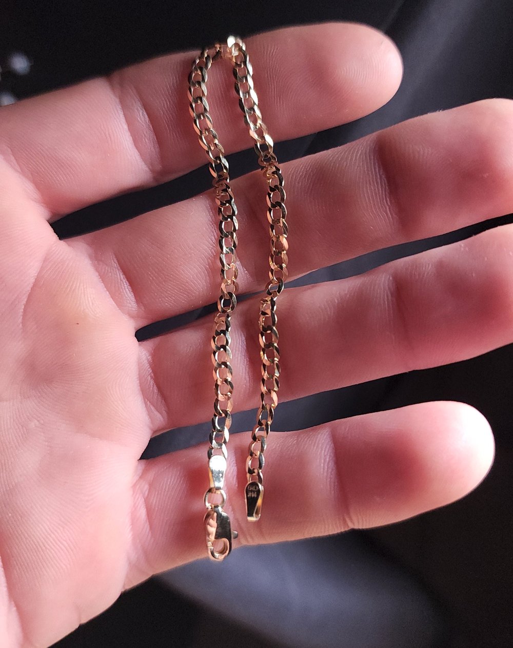 Image of 14k Curb chain bracelet