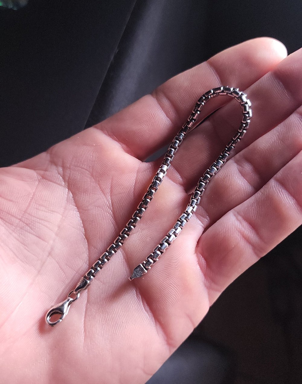 Image of Rounded box chain bracelet unbranded