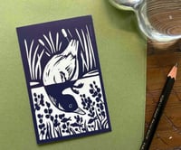 Image 1 of Diving Duck Vinyl Sticker, 4-inch