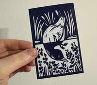 Image 3 of Diving Duck Vinyl Sticker, 4-inch