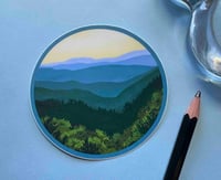Image 5 of Blue Ridge Mountains Vinyl Sticker, 3-inch