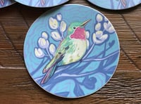 Image 1 of Hummingbird Vinyl Sticker, 3-inch