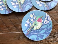 Image 4 of Hummingbird Vinyl Sticker, 3-inch