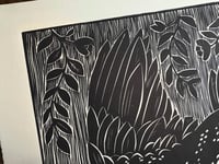 Image 8 of Kingfisher Linocut Block Print