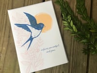 Image 5 of Sympathy Cards with Swallow