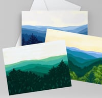 Image 1 of Blue Ridge Mountains Note Card Set