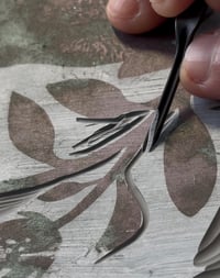 Image 4 of Garden Birds Linocut Print