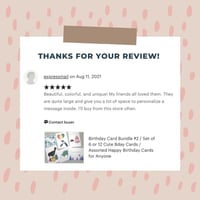 Image 3 of Folk Art Bird Greeting Cards