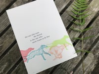 Image 1 of Letterpress Dog Art Print