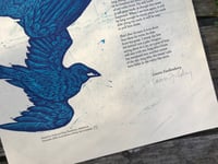 Image 3 of "Migration" Letterpress Art Print with Birds