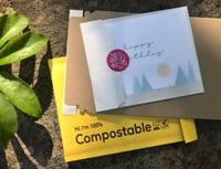 Image 7 of Thank You Card Set in Purple