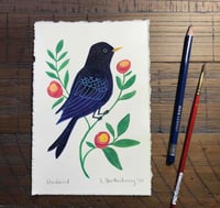 Image 1 of "Blackbird No 1" Original Painting