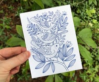 Image 2 of Colorful Bird Postcard Set of 8