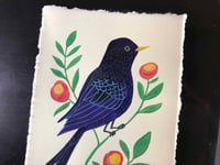 Image 2 of "Blackbird No 1" Original Painting