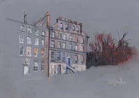 Image 2 of Tenements, Howe Street, Edinburgh - Pencil and Soft Pastels on Paper 
