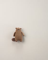 Image 1 of DOUDOU CROCHETÉ castor | Coton biologique