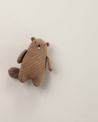 Image 2 of DOUDOU CROCHETÉ castor | Coton biologique