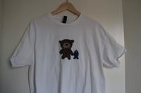 Image 5 of bear holding fish tee (L) 🐻🐟