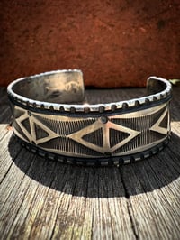 Image 2 of WL&A Handmade Ingot Old Style Cuff #5 - Size 7" to 7.5"