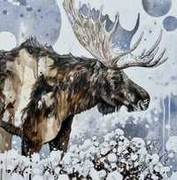 Stretched Canvas Print - Snow King
