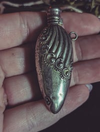 Image 2 of Sterling silver chatelaine bottle 