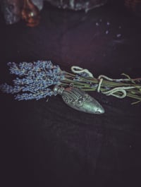 Image 1 of Sterling silver chatelaine bottle 