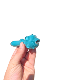 Image 3 of Eyeball spoon, Aqua 