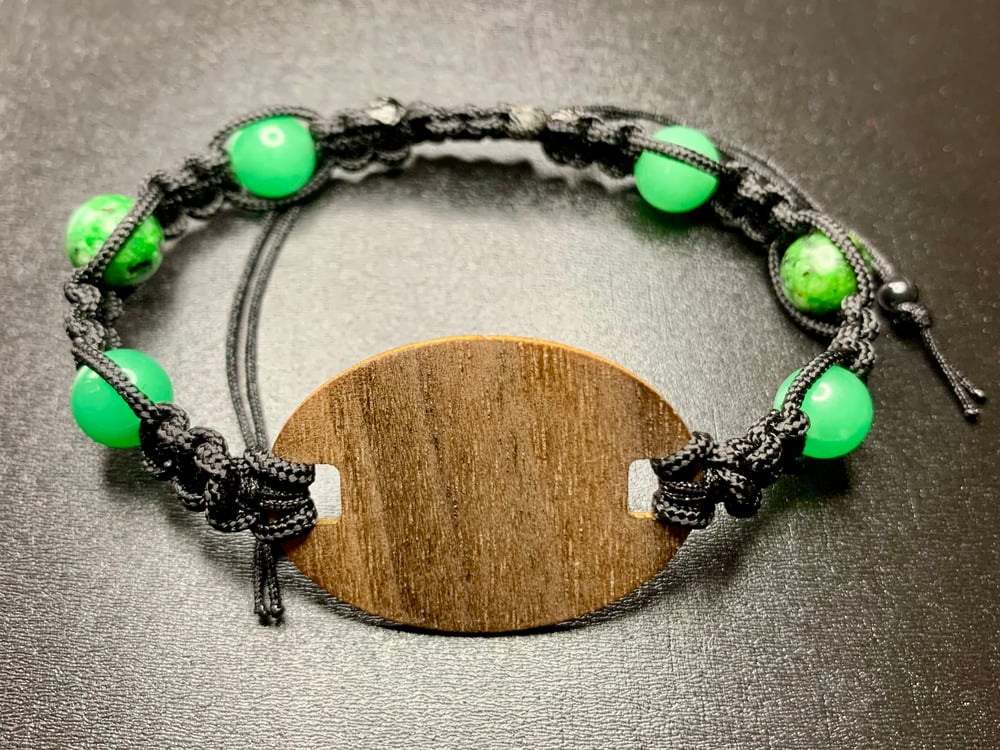 Image of Camomillion NFC bracelet Green jade