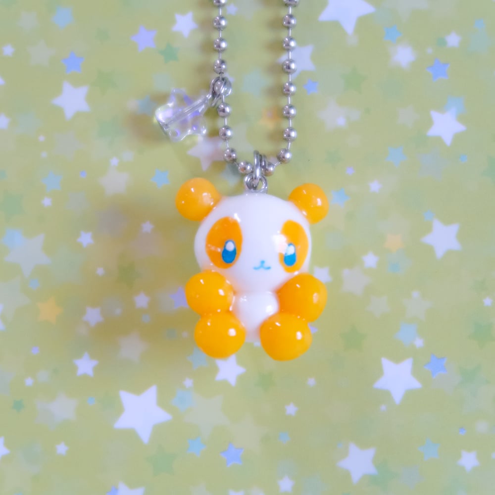 Candy Soda Panda Keychain: Citrus