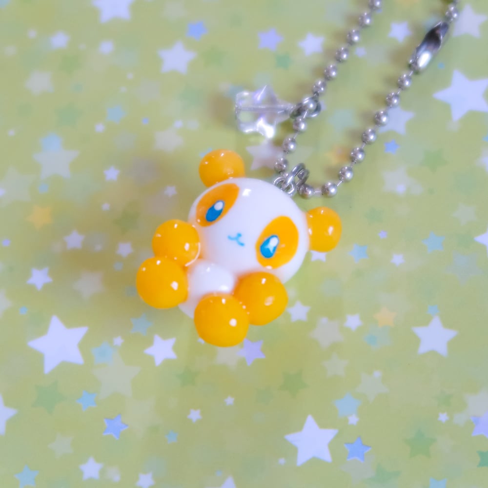 Candy Soda Panda Keychain: Citrus