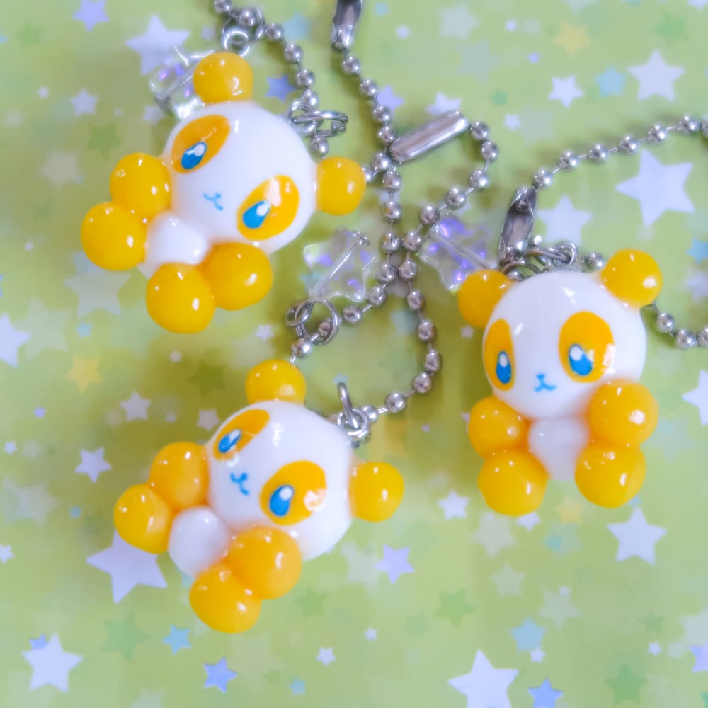Candy Soda Panda Keychain: Citrus