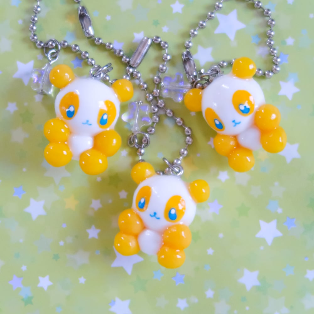 Candy Soda Panda Keychain: Citrus