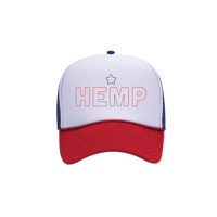 Hemp Premium Retro Trucker - RWB