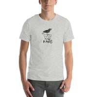 Image 3 of Crows Against Kings Unisex. Cotton T-Shirt in Black, White, Athletic Gray