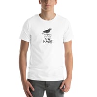 Image 4 of Crows Against Kings Unisex. Cotton T-Shirt in Black, White, Athletic Gray