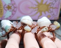 Divine Copper and Stone Ring