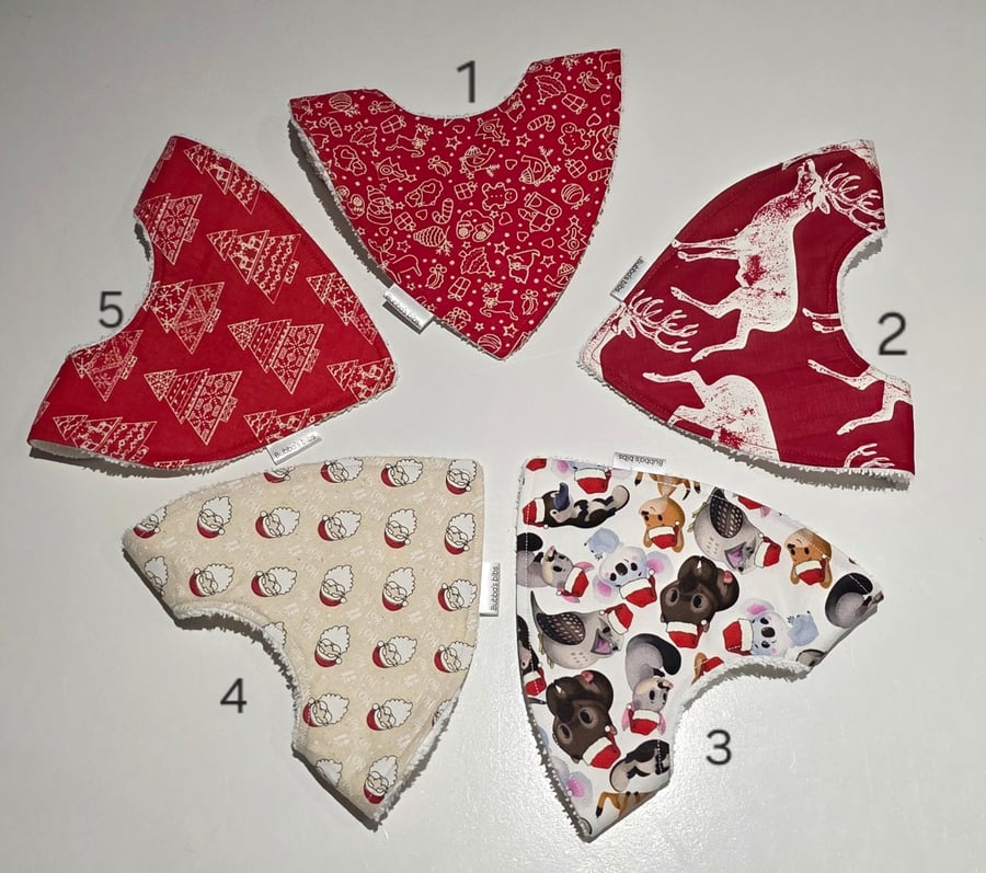 Image of Christmas bibs