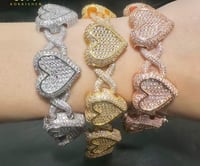 Chunky heart bracelet 