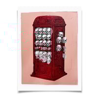 Image 1 of Macabre Vending Machine - Pink Red