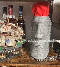 Image 1 of Moai Tiki Head Purse with Chain Strap