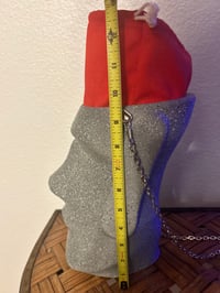 Image 3 of Moai Tiki Head Purse with Chain Strap